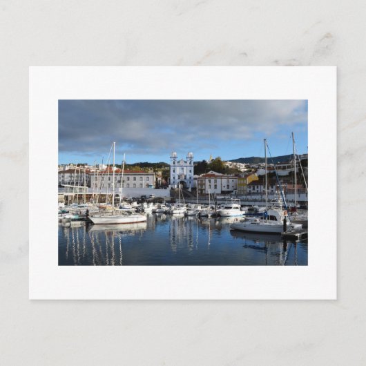 ウォーターフロント：アングラ・ド・ヘロイズモ、テルセイラ、アゾレス ポストカード (正面)