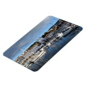 ウォーターフロント：アングラ・ド・ヘロイズモ、テルセイラ、アゾレス マグネット (左側)