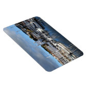 ウォーターフロント：アングラ・ド・ヘロイズモ、テルセイラ、アゾレス マグネット (右側)