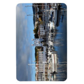 ウォーターフロント：アングラ・ド・ヘロイズモ、テルセイラ、アゾレス マグネット (縦)