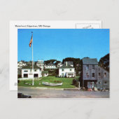 ウォーターフロント、エドガータウン、MAヴィンテージ ポストカード (正面/裏面)