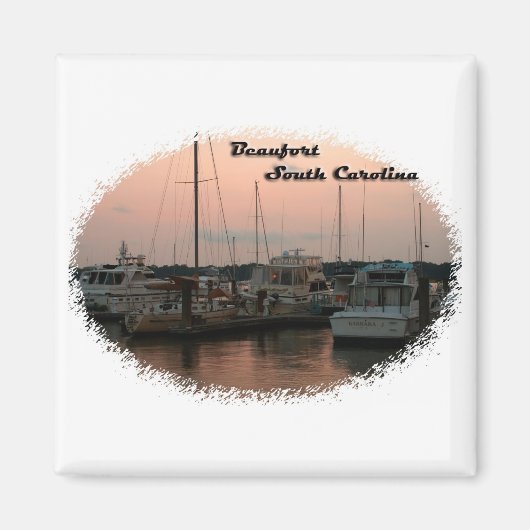 ウォーターフロント、ボーフォートSC マグネット (正面)