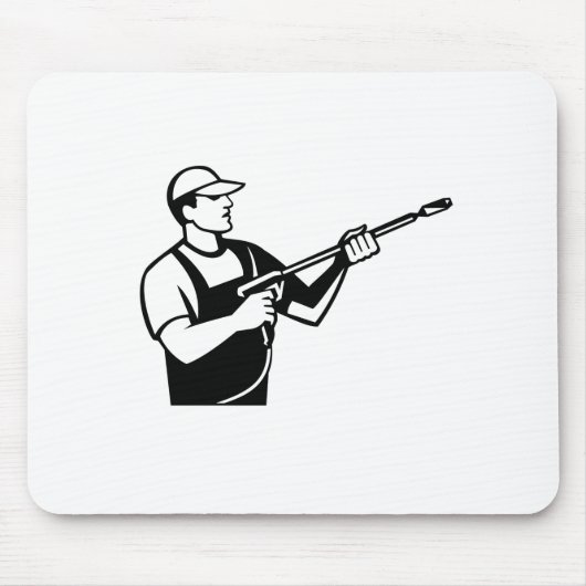 ウォーターブラスター圧力洗浄付き電源洗浄機 マウスパッド (正面)