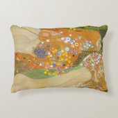 ウォーターヘビIIバイグスタフクリムト、アールヌーボー アクセントクッション (正面)