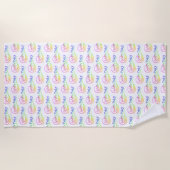 ウォーターベイビーロゴビーチタオル ビーチタオル (正面)