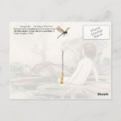 ウォーターベビーとドラゴンフライ ポストカード (裏面)