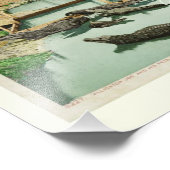 ウォーターベビーアリゲータージョー フォトプリント            (角)