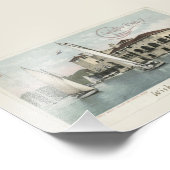 ウォーターベビーヴィンテージセーリングボート フォトプリント            (角)