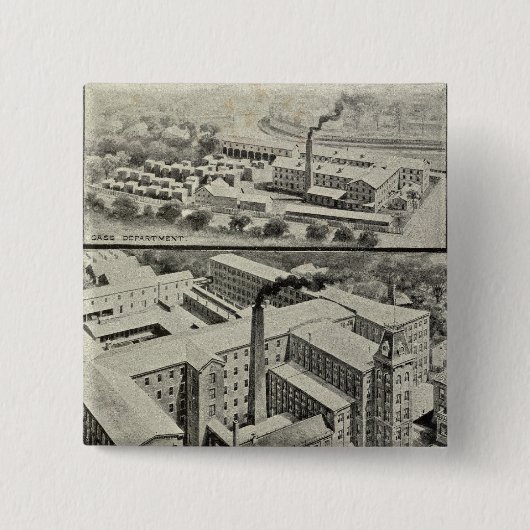 ウォーターベリークロック社 缶バッジ (正面)