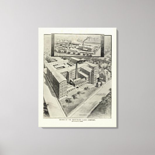 ウォーターベリークロック キャンバスプリント (正面)