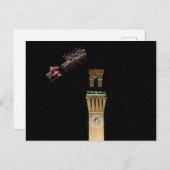 ウォーターベリー共和党とサンタ シーズンポストカード (正面/裏面)