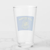 ウォーターベリー市旗（コネチカット） タンブラーグラス (裏面)