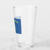 ウォーターベリー市旗（コネチカット） タンブラーグラス (左)