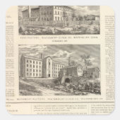 ウォーターベリー時計会社 スクエアシール (正面)