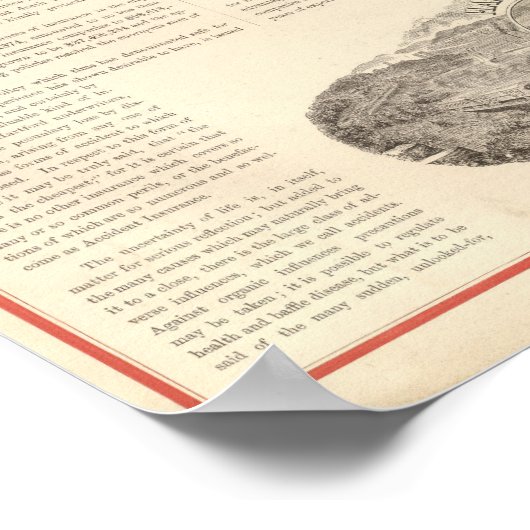 ウォーターベリー時計会社 ポスター (角)