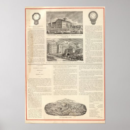 ウォーターベリー時計会社 ポスター (正面)