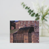 ウォーターホイールニューラナークスコットランド ポストカード (スタンド正面)