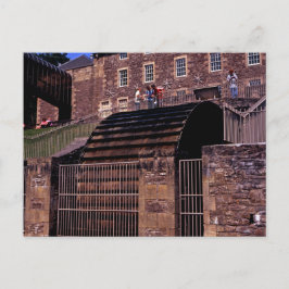 ウォーターホイールニューラナークスコットランド ポストカード