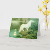 ウォーターホースピリットケルピーバックハスト カード (黄色い花)