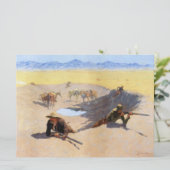 ウォーターホールの戦い(Frederic Remington) カード (スタンド正面)