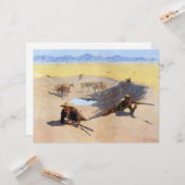 ウォーターホールの戦い(Frederic Remington) カード (正面/裏面インサイチュ)