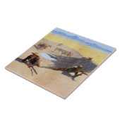 ウォーターホールの戦い(Frederic Remington) タイル (側面)