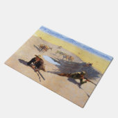 ウォーターホールの戦い(Frederic Remington) ドアマット (アングル)