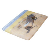 ウォーターホールの戦い(Frederic Remington) バスマット (アングル)