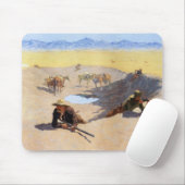 ウォーターホールの戦い(Frederic Remington) マウスパッド (マウス)