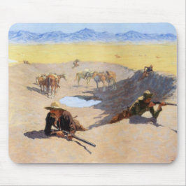 ウォーターホールの戦い(Frederic Remington) マウスパッド