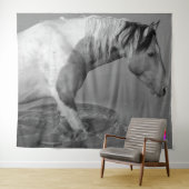 ウォーターホールタペストリーのユタピントの野生馬 タペストリー (インサイチュ(横))