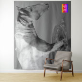 ウォーターホールタペストリーのユタピントの野生馬 タペストリー (インサイチュ)