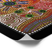 ウォーターホールドレミングドットアート ポスター (角)