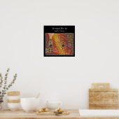 ウォーターホールドレミングドットアート ポスター (キッチン)