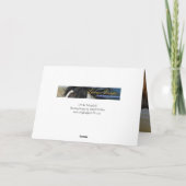 ウォーターホールワイルドホースグリーティングカードで カード (裏面)