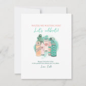 ウォーターボおもしろいトルバレンタインズデイホリデーカード シーズンカード (正面)