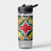 ウォーターボトルとロサンゼルスカラーデザイン ウォーターボトル (左面)