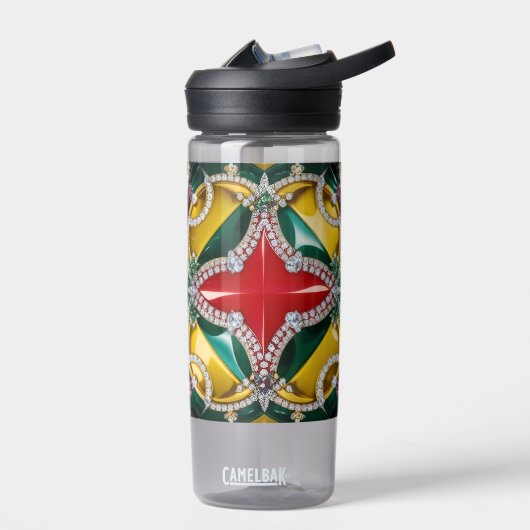 ウォーターボトルとロサンゼルスカラーデザイン ウォーターボトル (左面)