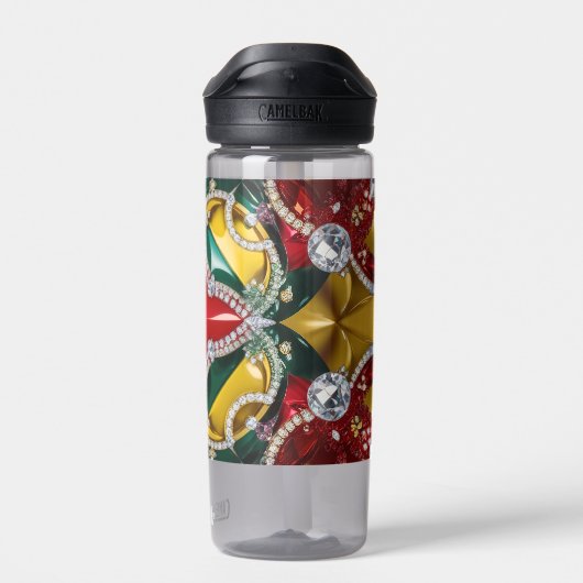 ウォーターボトルとロサンゼルスカラーデザイン ウォーターボトル (背面)