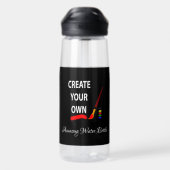 ウォーターボトルの作パーソナライズされた成、ブランド/カスタム製品 ウォーターボトル (背面)