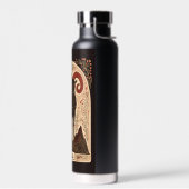 ウォーターボトルアリズシナ〔占星術の〕十二宮図アート ウォーターボトル (左面)