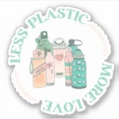 ウォーターボトルスケッチ シール (正面)