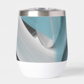 ウォーターボトルトレンド抽象芸術アートブルー海 (正面)