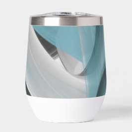 ウォーターボトルトレンド抽象芸術アートブルー海