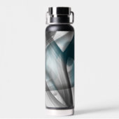 ウォーターボトルトレンド抽象芸術アートブルー海 ウォーターボトル (背面)