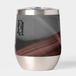 ウォーターボトルトレンド抽象芸術アート白黒パウダー