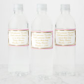 ウォーターボトルラベルのツインガール，アフリカ，エnic，ピンク ペットボトルラベル (ボトル)