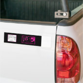 ウォーターボトルラベル甘い16ピンクブラックパーティー バンパーステッカー (トラック上)