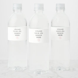 ウォーターボトルラベル – 独自のデザインをアップロード ペットボトルラベル