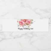 ウォーターボトルラベル – bohoフローラ ペットボトルラベル (シングルラベル)